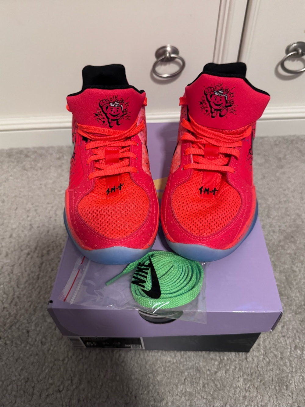 Youth Ja 2 Kool aide.  Size 5.5Y.